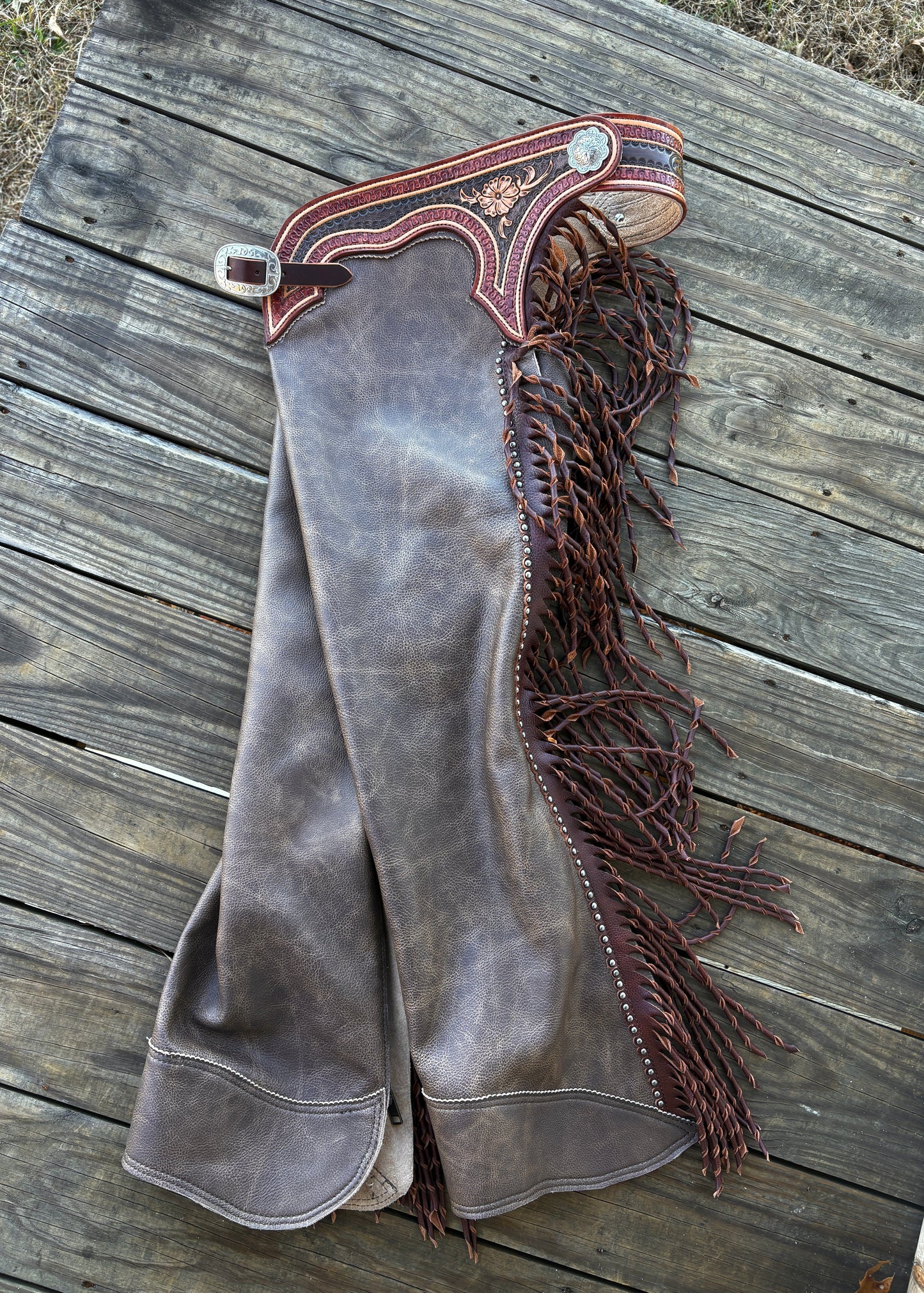 Custom full length chaps