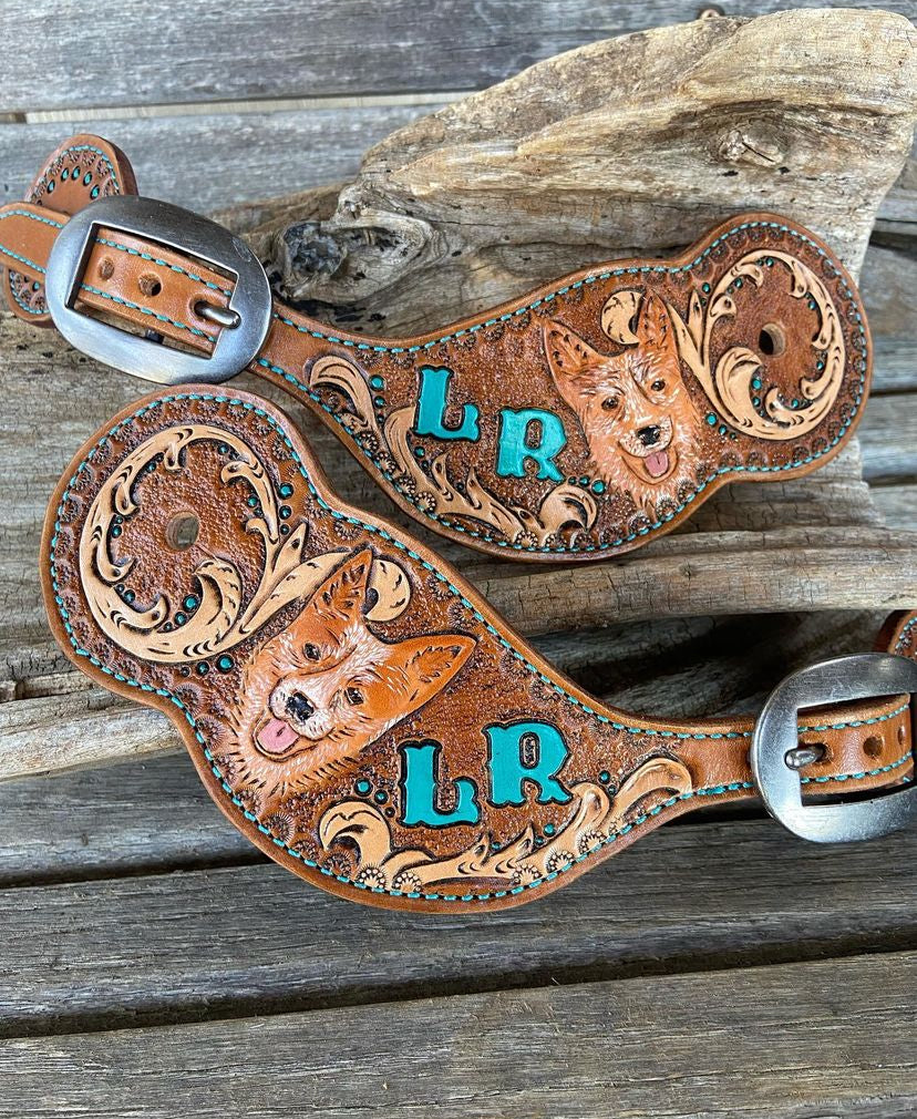 Custom spur straps
