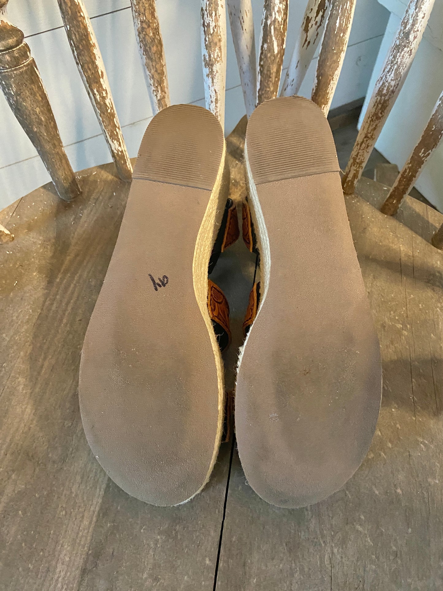 Western style wedges