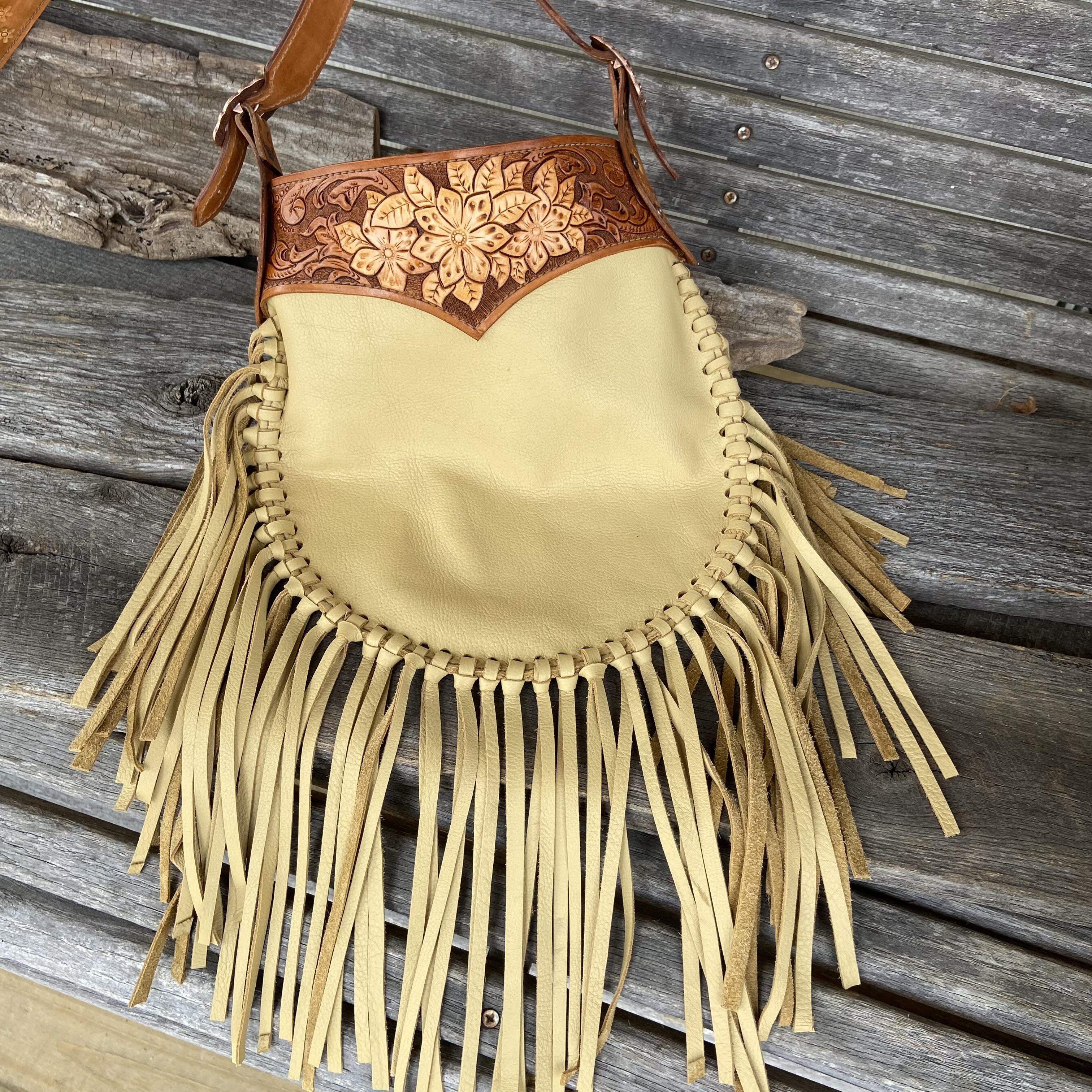 American Bohemian Fringe Bag 2023 New Suede Vintage Saddle Bag