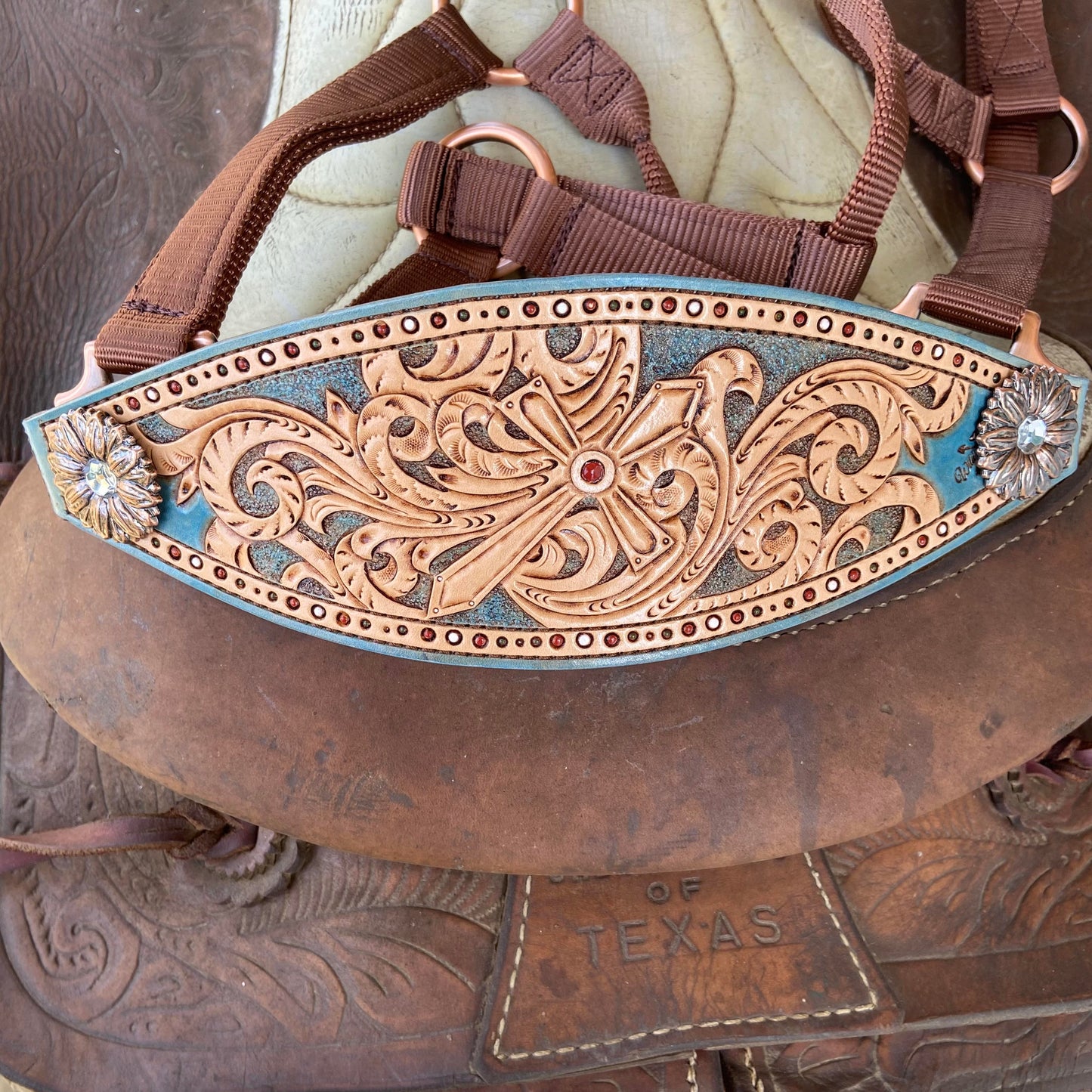 Vintage Bronc Halter Cross