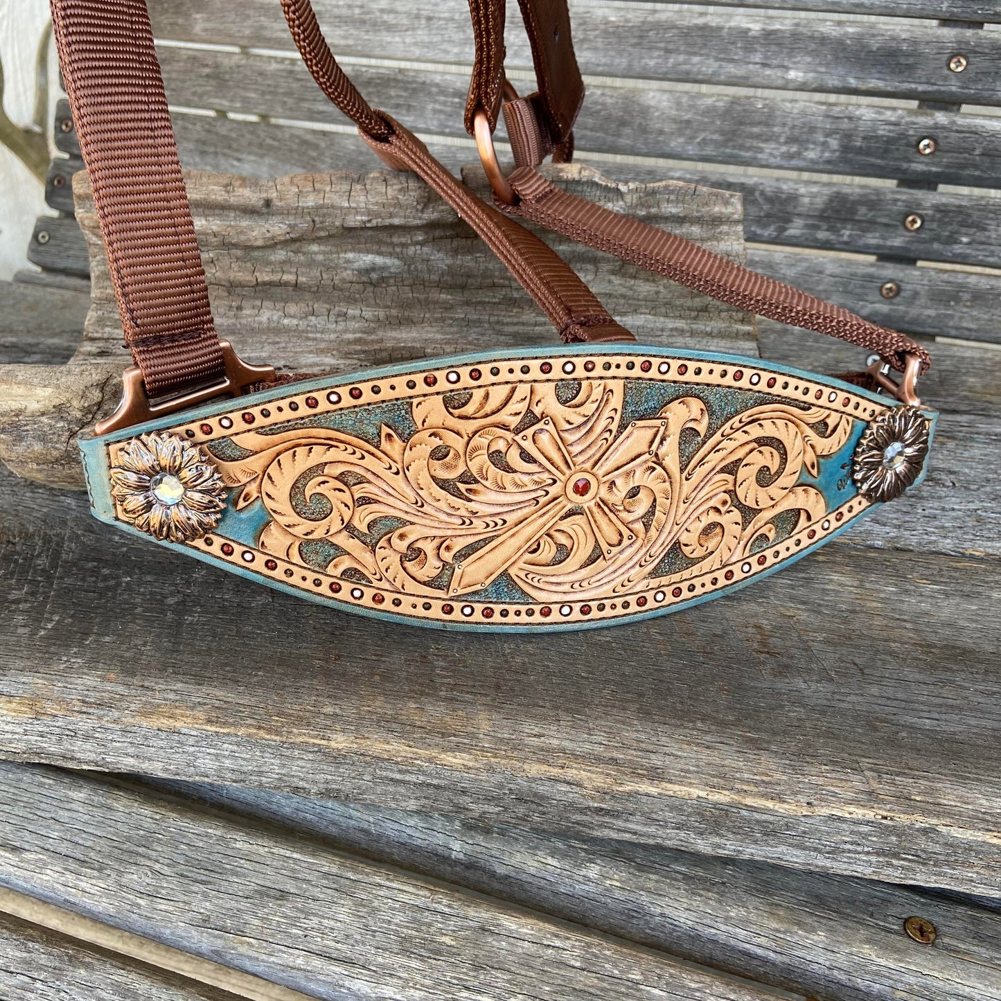 Vintage Bronc Halter Cross