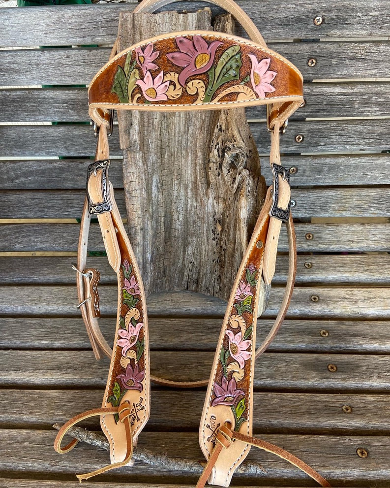 Vintage Flower Headstall