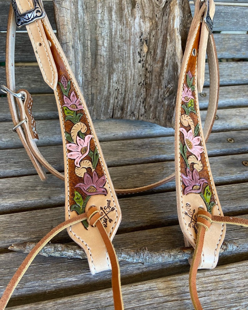 Vintage Flower Headstall