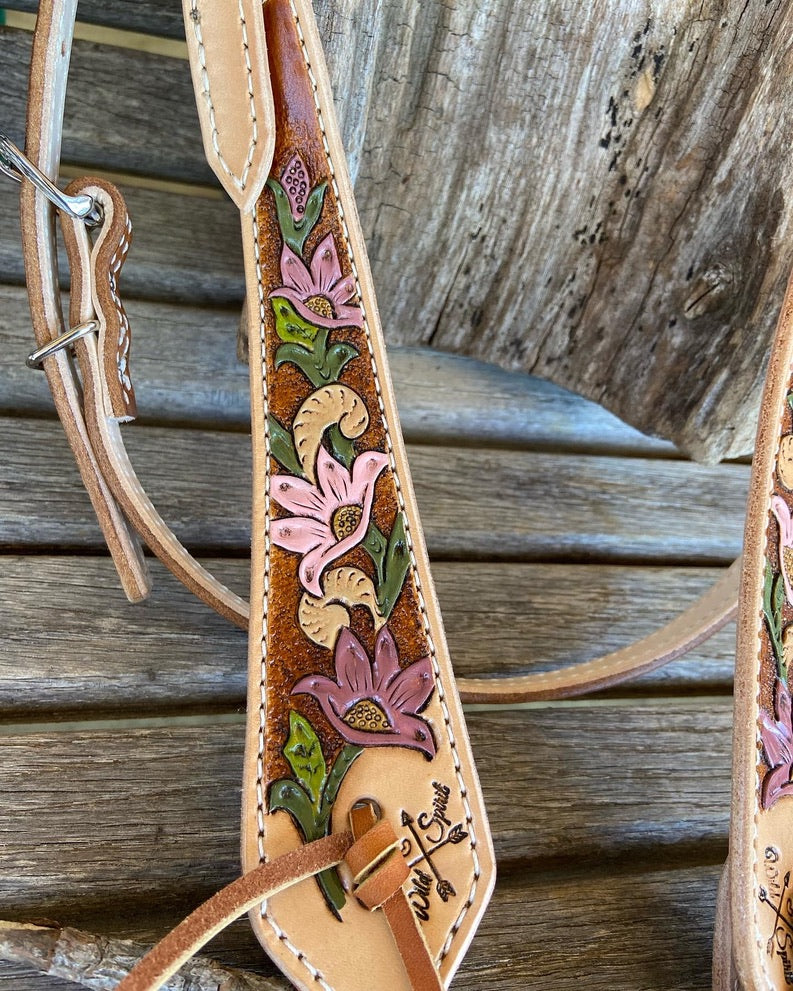 Vintage Flower Headstall