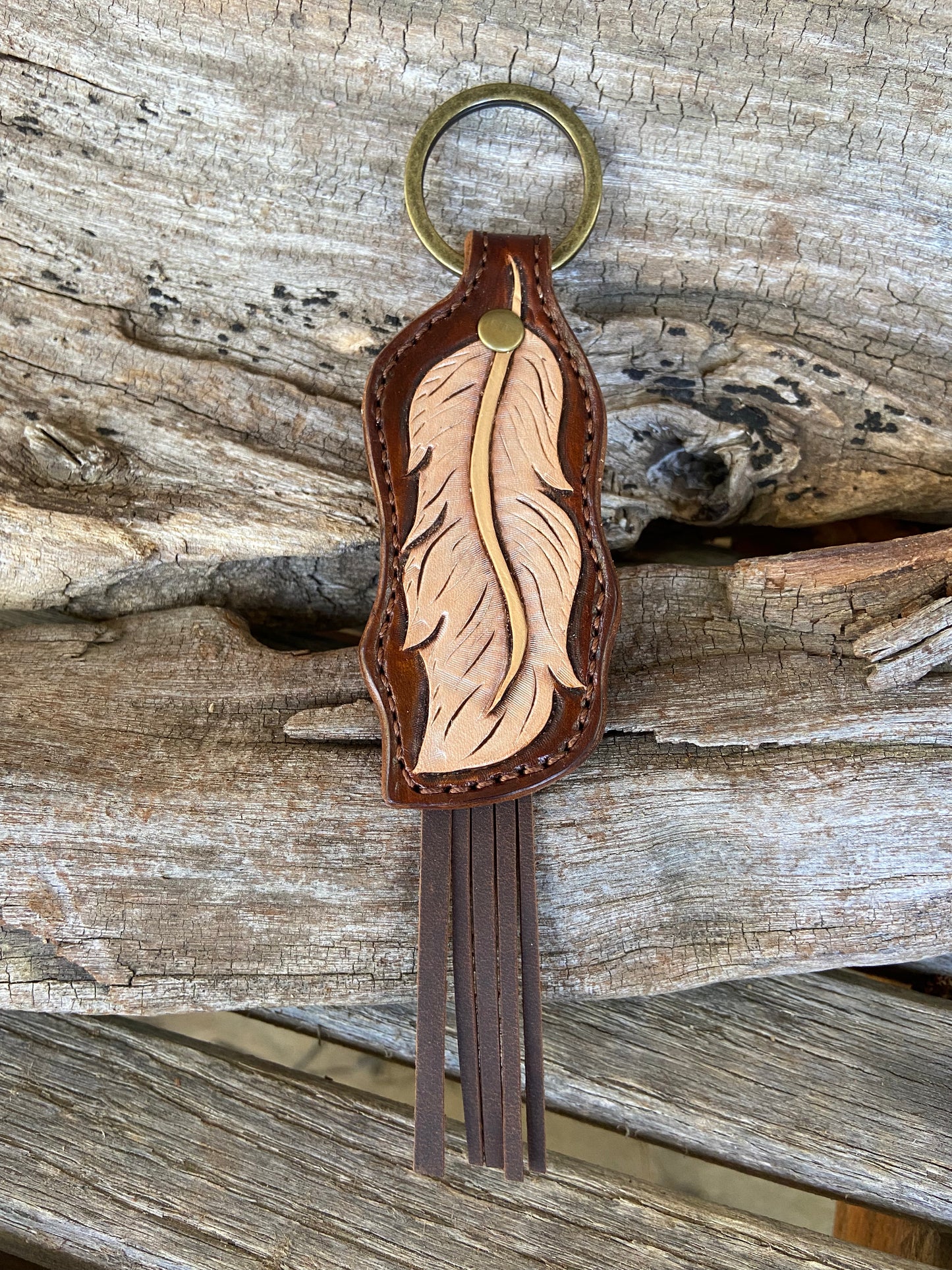 Feather key fob