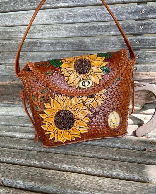 Sunflower bucket purse
