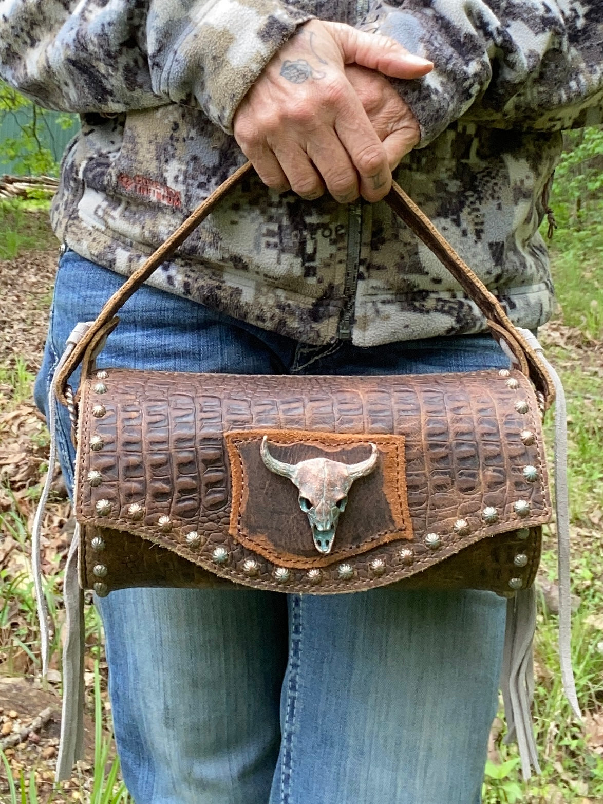 Outlaw barrel purse