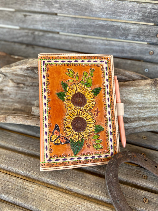 Sunflower journal cover