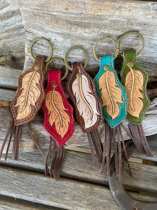 Feather key fob